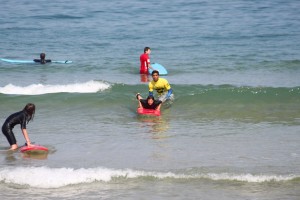 Cours de surf avec J.C